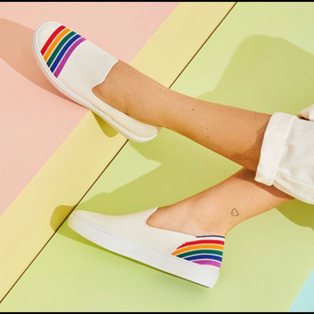 Rothy's Pride Sneaker Size 8.5 RARE - limited edition release SF Edition